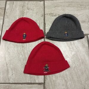Polo Ralph Lauren Unisex American Flag Knit Beanie Bundle/Set One Size